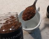 A picture of step 2 of Hand Beaten Coffee.