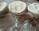 A picture of step 5 of 2 layered Roti (Bepadi Roti).