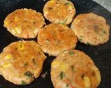A picture of step 9 of Broken wheat vegetable cutlet.