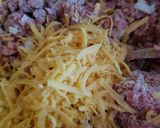 A picture of step 6 of My Homemade Beef & Pork Cheesey Burgers.