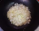 A picture of step 2 of Chana Masala.