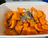 Une image de l'étape 4 de Courge butternut au sirop d’érable, gingembre et épices.