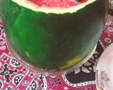 A picture of step 3 of Watermelon juice.