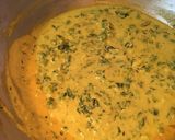 A picture of step 7 of Methi Matar Malai.