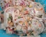 Gambar langkah 1 resipi Bakwan sayur.
