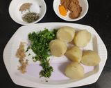 A picture of step 1 of Potato cheese balls.