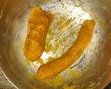 A picture of step 2 of Yummy gatta sabji.