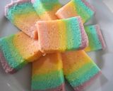 Foto langkah ke 6 dari resep Rainbow Steam Cake.