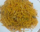 A picture of step 9 of Schezwan sauce noodles.