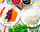 A picture of step 1 of Stir-Fried Beef Pho Noodles.