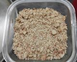 A picture of step 1 of Peanut Ladoos 😋.