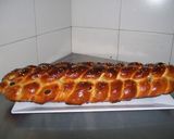 Foto del paso 19 de la receta: Pan de leche y pasas trenzado