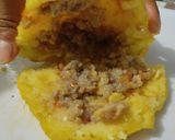 Foto del paso 2 de la receta: Arepa🫓burger🍔de pollo🥯🍗🍍🧀🧄