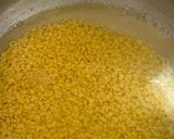 A picture of step 1 of Moong Dal Payasam.