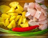 Hình bước làm 1 của món Filet Cá Lóc Bông Kho Thơm