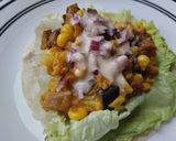 Foto del paso 7 de la receta: Wrap🌯🍆 de salteado de coliflor, berenjena y maíz🌽 tierno🥙🌯
