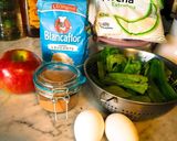Foto del paso 1 de la receta: Panqueques "Hulk" con manzanas salteadas