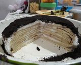 Foto langkah ke 14 dari resep Mille Crepes Oreo.