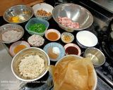 A picture of step 1 of Ngo Hiang Chinese Recipe (Deep Fried).