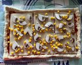 A picture of step 1 of Pizza with cheese edges.