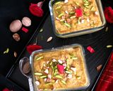 A picture of step 4 of Jauzi Halwa (Dry Fruits Halwa - Hyderabadi style).