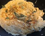 A picture of step 2 of Thai Basil Omelet.