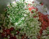 A picture of step 1 of coctail de camaron.