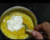 A picture of step 5 of Yellow Pumpkin Pachadi (side dish).