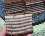 Foto langkah ke 4 dari resep Kue Lapis Coklat (Balapis Cokelat).