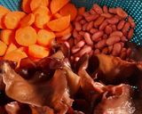 Foto langkah ke 1 dari resep Makaroni Sop Jamur Kacang Merah.