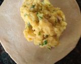A picture of step 2 of Stuffed chapati # authors marathon.