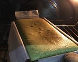 A picture of step 10 of Matcha Castella Sponge Cake.