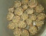 A picture of step 2 of Sausage & Cheese Stuffed Mushrooms.