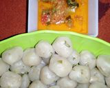 Foto langkah ke 5 dari resep Cilok kanji isi telur asin.