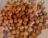 A picture of step 1 of Warm potato, chickpea and salmon salad.