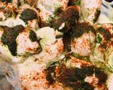 A picture of step 4 of Dahi vada.