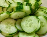 A picture of step 1 of Asian Cucumber Salad.