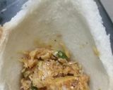 A picture of step 2 of Bread cone pakora.