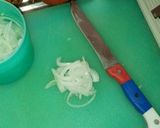 A picture of step 1 of Vegetable Salad.