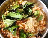 A picture of step 2 of Hesarubele Huggi (moongdal khichadi).