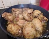 A picture of step 4 of Lemon Chicken with Rice in the Oven.