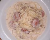 Foto langkah ke 6 dari resep Spageti Carbonara Sosis Daging.