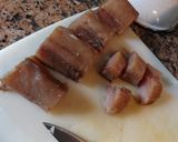Foto del paso 2 de la receta: Tacos de bonito marcado con cebollas variadas y champiñones portobelo