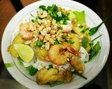 A picture of step 10 of Mi Quang with Shrimp and Pork.