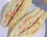 Foto langkah ke 5 dari resep Inkigayo sandwich / sandwich idol korea 🥪.