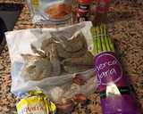 Foto del paso 1 de la receta: Espaguetis con langostinos y espárragos verdes