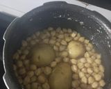 A picture of step 4 of Chole bhature.