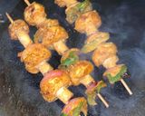 காளான் (மஸ்ரூம்) டிக்கா (Kaalaan tikka recipe in tamil) ரெசிபி ஸ்டேப் 8 புகைப்படம்