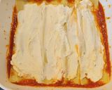A picture of step 3 of Lasagna.