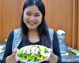 Foto langkah ke 5 dari resep Chicken Salad Borges.